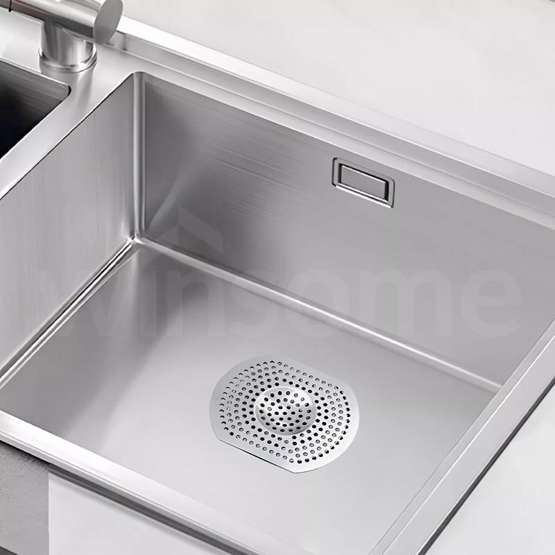 Kitchen Sink Strainer Replacement Waste Hole Drainer Basin Drain Filter Steel UK 2