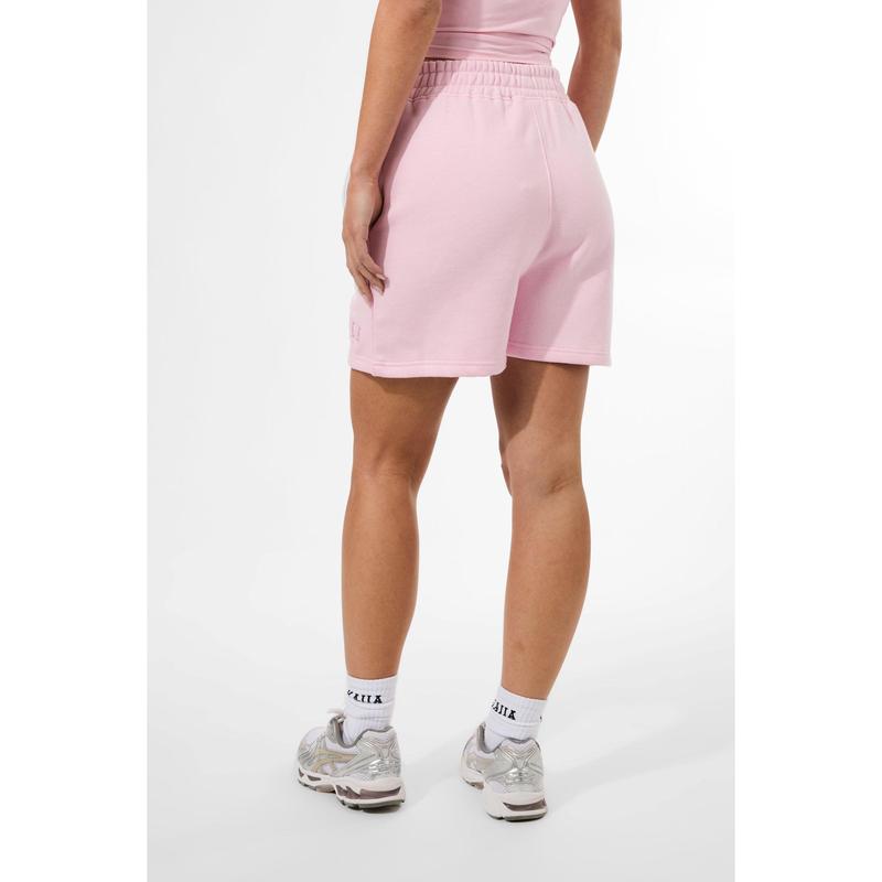 Kaiia Logo Sweat Shorts Baby Pink 2