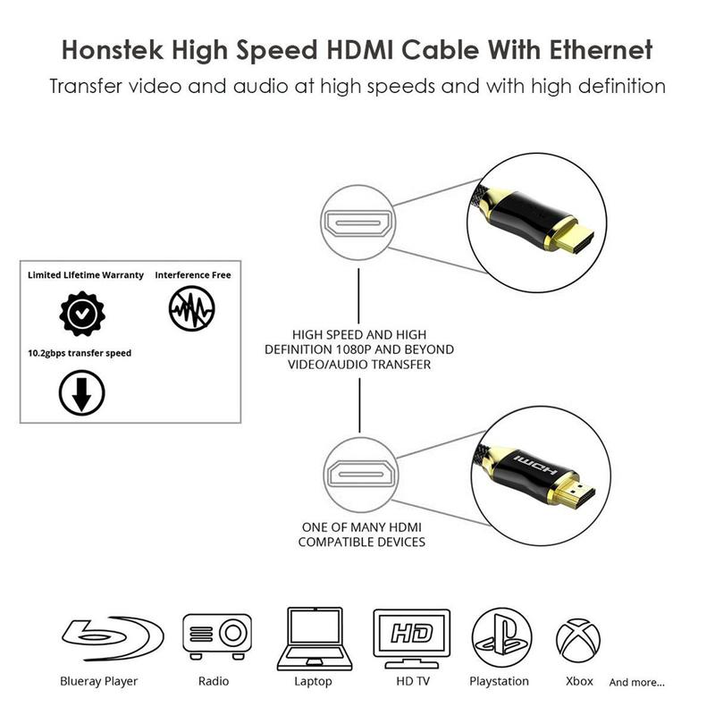 1X V2.1 V2.0 8K 4K Ultra Premium HDMI Cable HD XBOX PS4 PS5 TV High Speed HEC ARC 5