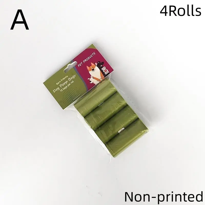New Pet Biodegradable Trash Bag Dog Poop Bags Bulk Biobase Scented Poo Bag Degradable Cat Waste Bags Dog Poop Dispenser Gifts 6