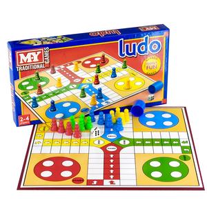 M.Y. Classic Ludo Board Game for Family | Portable Foldable Board | 2-4 Player