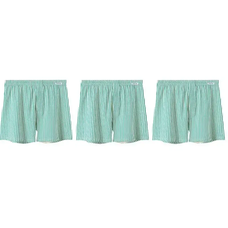 3Pack Mens Boxers Striped Aro Pants Cotton Boxershorts Men Pajama Pants Loose Breathable Boys Underwear Boxer Hombre Men Menswear Socks 7