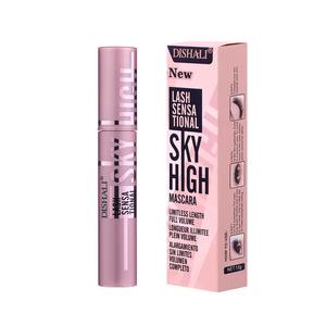 Dishali Sensational Sky High Mascara - Extreme Length & Volume - Makeup, Pigment Lash, Non Clumpy Dramatic Eye-look, Black New Mascara panorama Curler