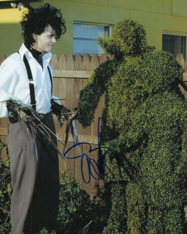 Johnny Depp - Edward Scissorhands Autographed Signed 8x10 Glossy Photo 0