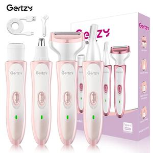 4 in 1 Electric Hair Remover, 1 Set Rechargeable Hair Removal Tool, Portable Hair Removal Machine for Face, Nose, Legs, Underarms, Shaving Products, Shaver Women, Shaver Trimmer
