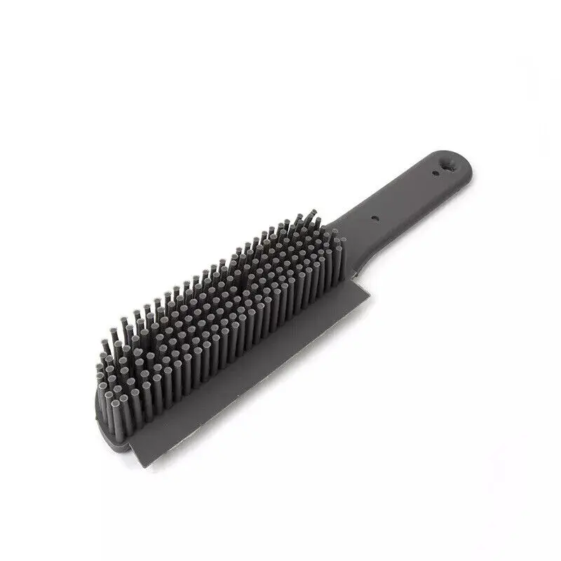 New Protable Rubber Hand Brush Pet Hair Removal Cleaning Brush Rubber Bristle** 2
