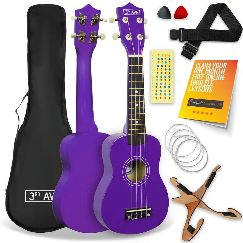 3rd Avenue Soprano Ukulele Starter Pack 0