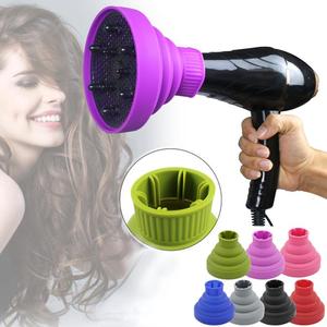 Professional Blow Dryer Diffuser Attachment, 1pc Collapsible Salon Dryer Hair Styling Tool for Natural and Thick Hair, Enhances Curls and Reduces Frizz, Salon Equipment