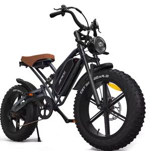 Jansno X50 750W Electric Mountain Bike – 20" Fat Tire, 48V 14Ah Battery, Off-Road E-Bike for Adults