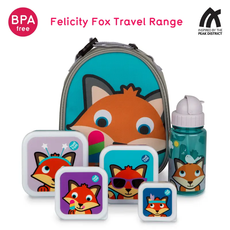 Set of 4 Nesting Snack Pots for Kids, Felicity Fox 6