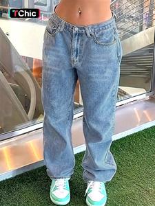 Women's Plain Button Straight Leg Denim Jeans, Jeans for Women, Casual Basic Pocket Design Weekday Straight Leg Jeans for Daily Wear, Baggy Jeans, Ladies Bottoms for All Seasons, Womenswear, Streetwear