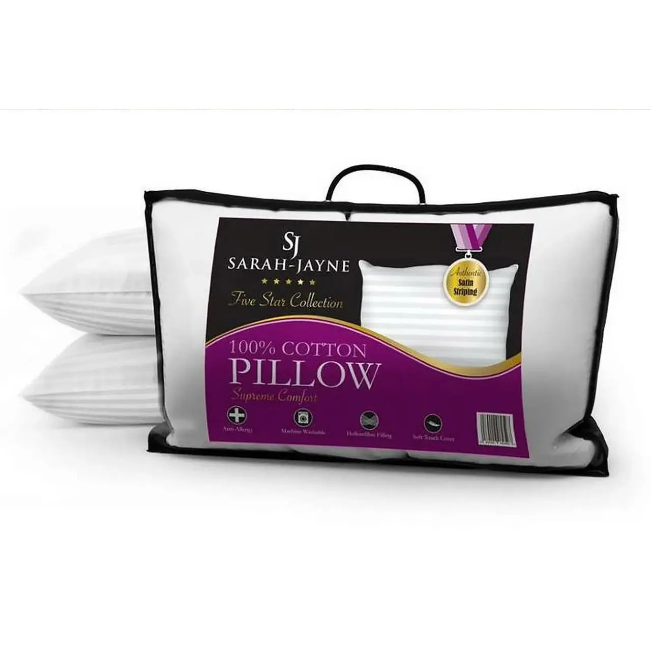 Satin Stripe Pillow Pair
