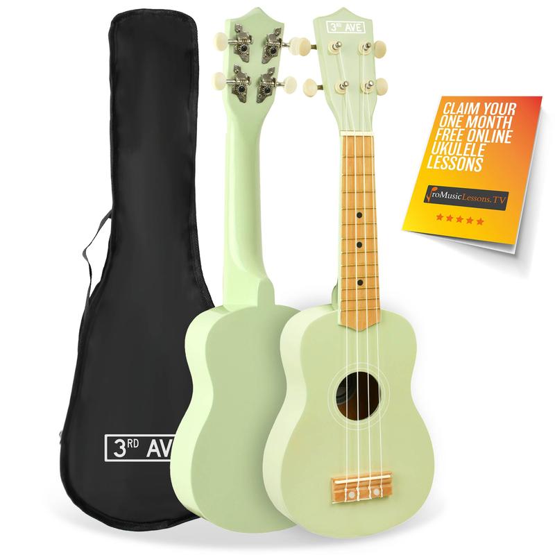 3rd Avenue Pastel Soprano Ukulele with Bag 2
