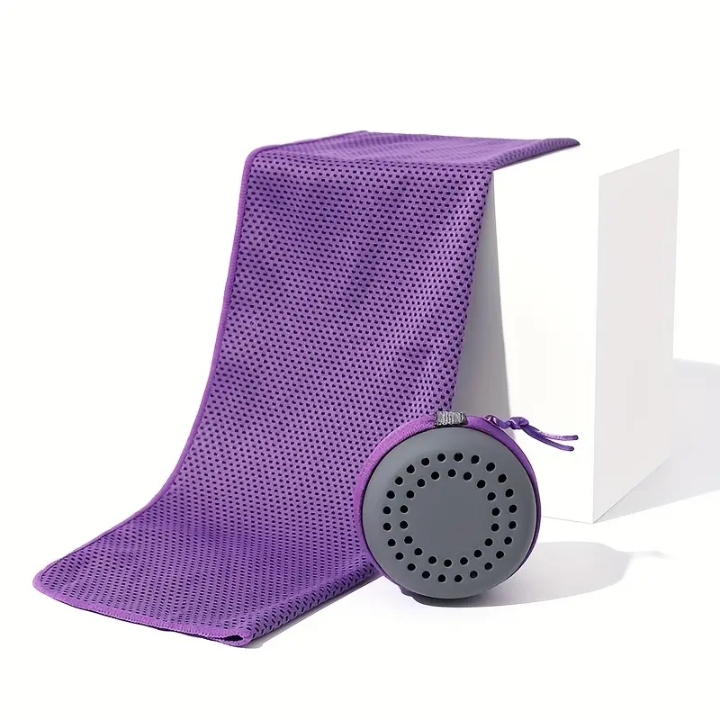 [Cooling Towels] Soft & Breathable Quick-Dry Cooling Towels | Absorb Sweat, Come with a Storage Box, Suitable for Sports, Running, Yoga, Fitness Clubs, And Golf 2