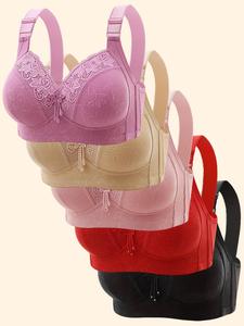 Women's Wireless Bra, Elegant Breathable Comfortable Adjustable Strap Bra, Soft Lingerie for All Seasons