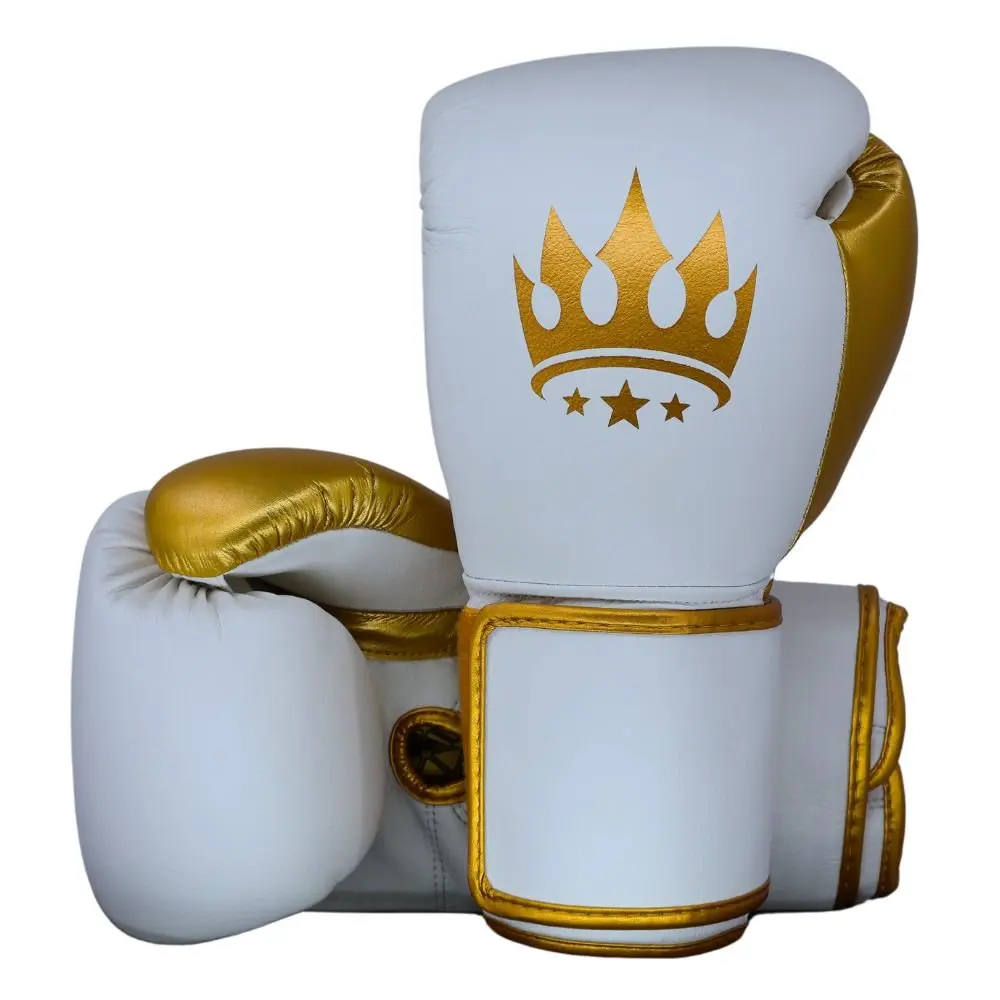 Playerz Power Boxing Gloves - White/Gold