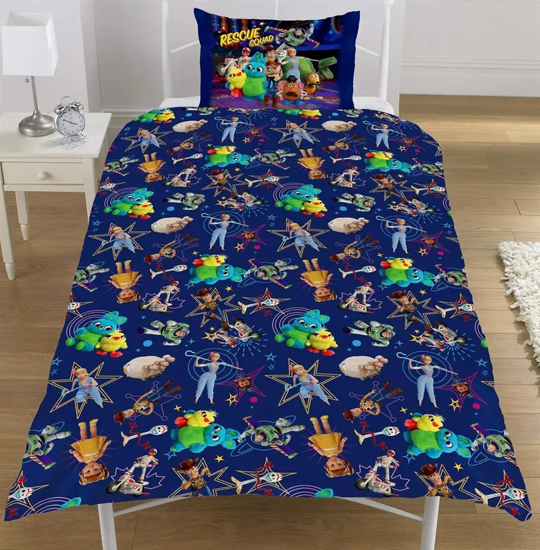 Toy Story Rescue Squad Junior Duvet Cover & Pillowcase Set | Reversible Design | Featuring Woody, Buzz & Forky! 2