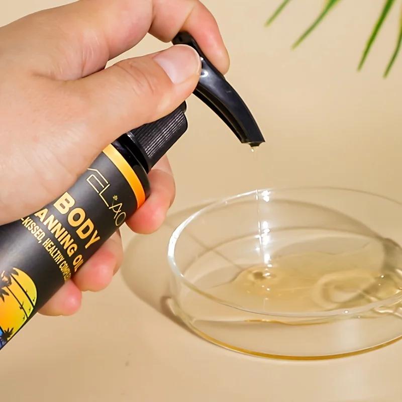 Product Introduction of MELAO Tanning Oil Tanned Intensifier Get a Faster, Darker Sun Tan From Packed with Ultra Moisturizing Oils to Keep Skin Hydrated 5