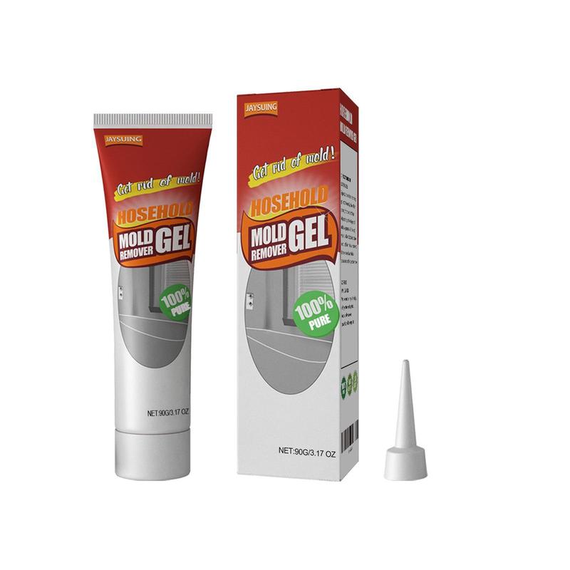 Mold removal gel for cleaning stains and mold on white walls in bathrooms and kitchens. 0
