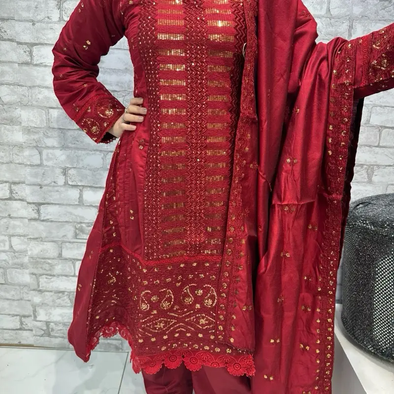 Three piece khaadi material suits on offer specifically for summer Clothes Asian 3