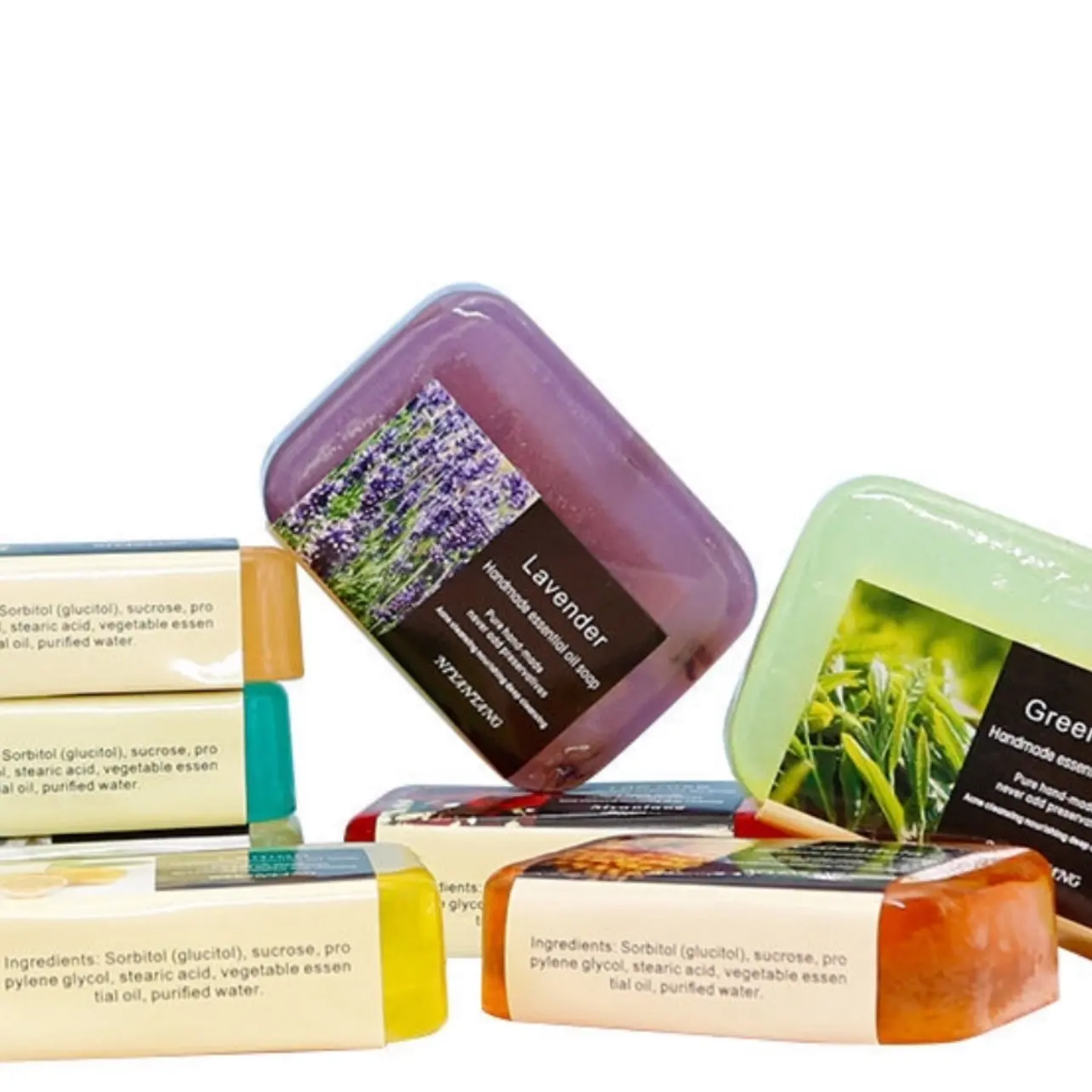 Plant Series Rose Jasmine Series Essential Oil Soap Clean Bath Handmade Soap