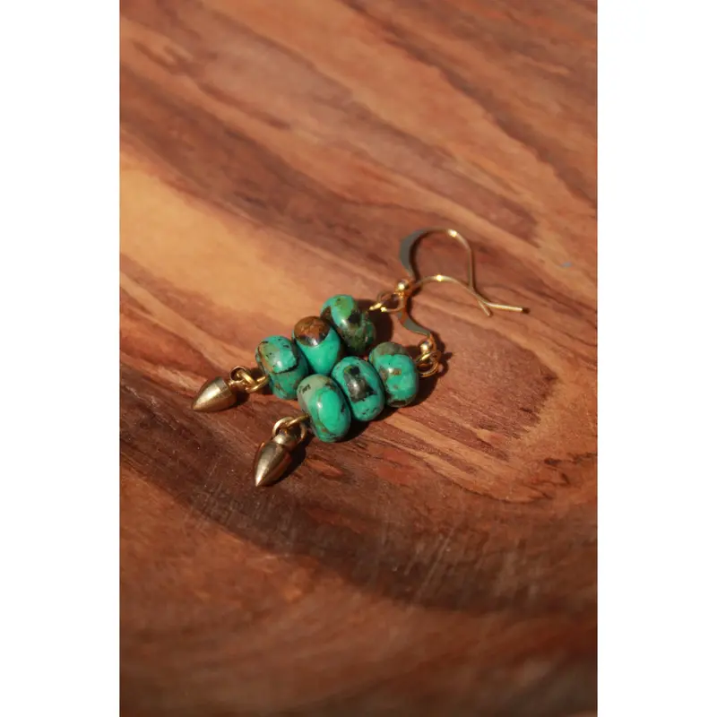Zendaya || African Turquoise Earrings 3
