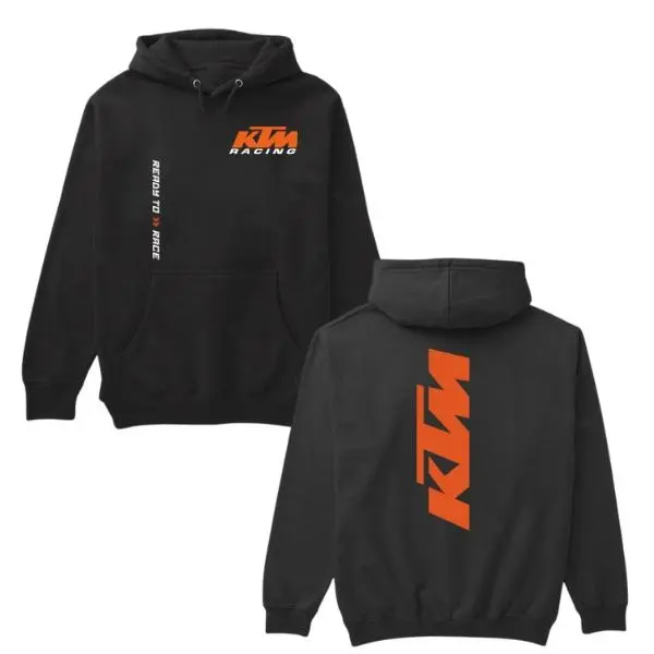 Bold Orange Logo with Ready to Race Slogan Sweatshirt, Tshirt, Hoodie, KTM Racing Shirt, Comfortable Unisex Pullover for Motorsport Enthusiasts , Perfect for Everyday Wear and Racing Fans 0