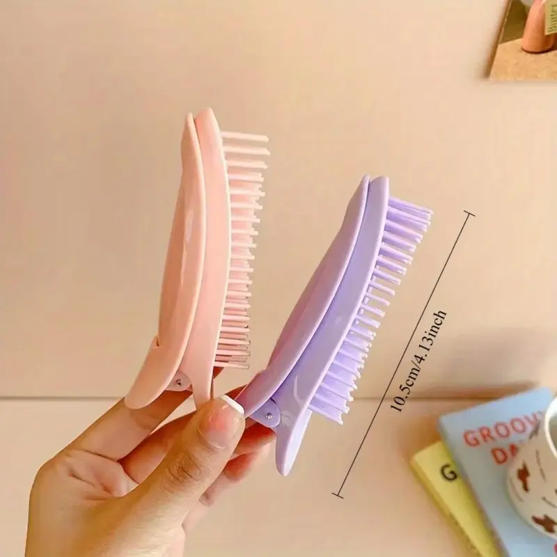 1pc Korean Volumizing Bangs Curling Clip - Heatless Hair Curler for Natural Fluffy Roots & Defined Bangs, Easy Clip-In Styling for Women with Normal Hair, Effortless Volume Enhancer, Sleek Clip Design, Smooth Finish 3