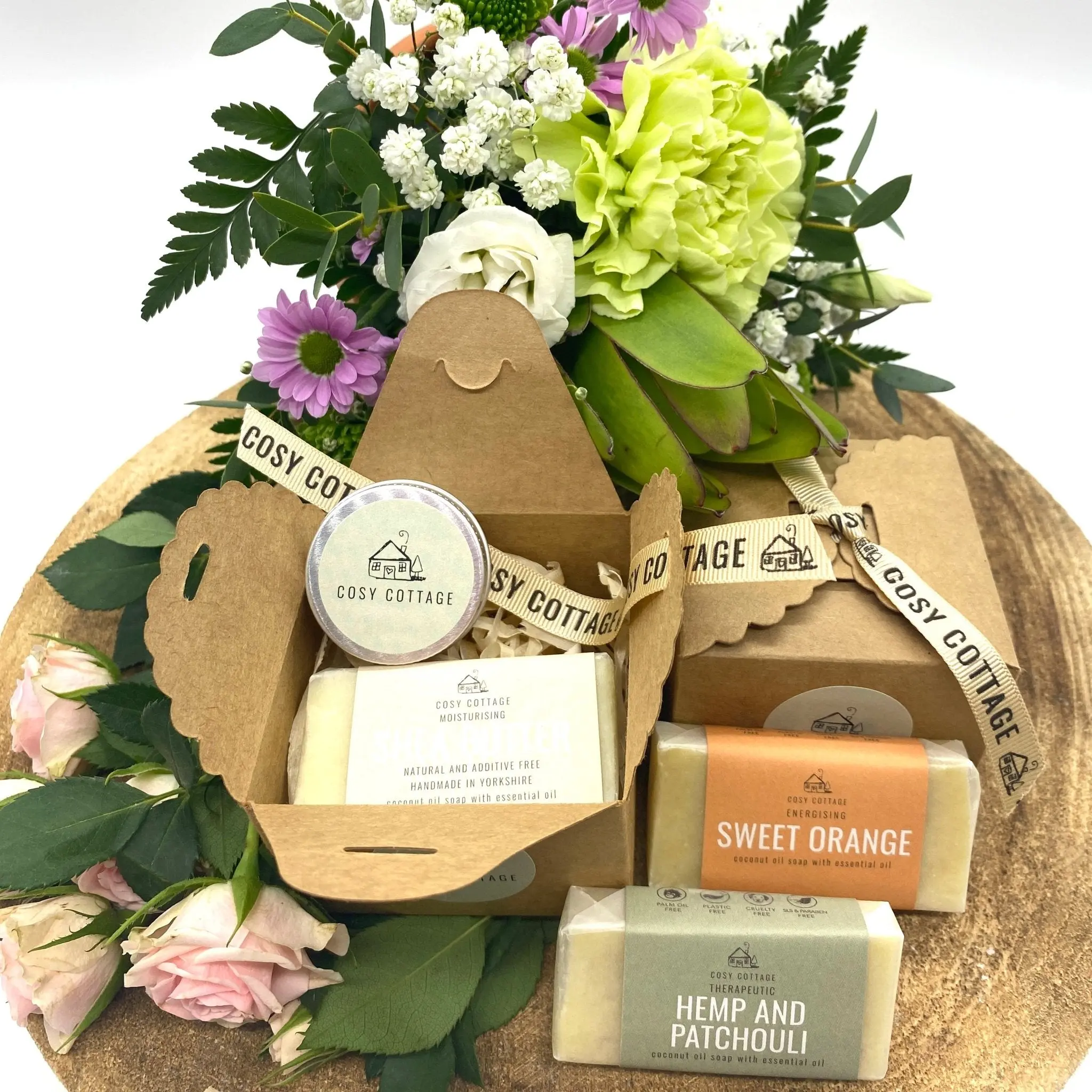 Natural Skincare Soap & Lip Balm Gift Box