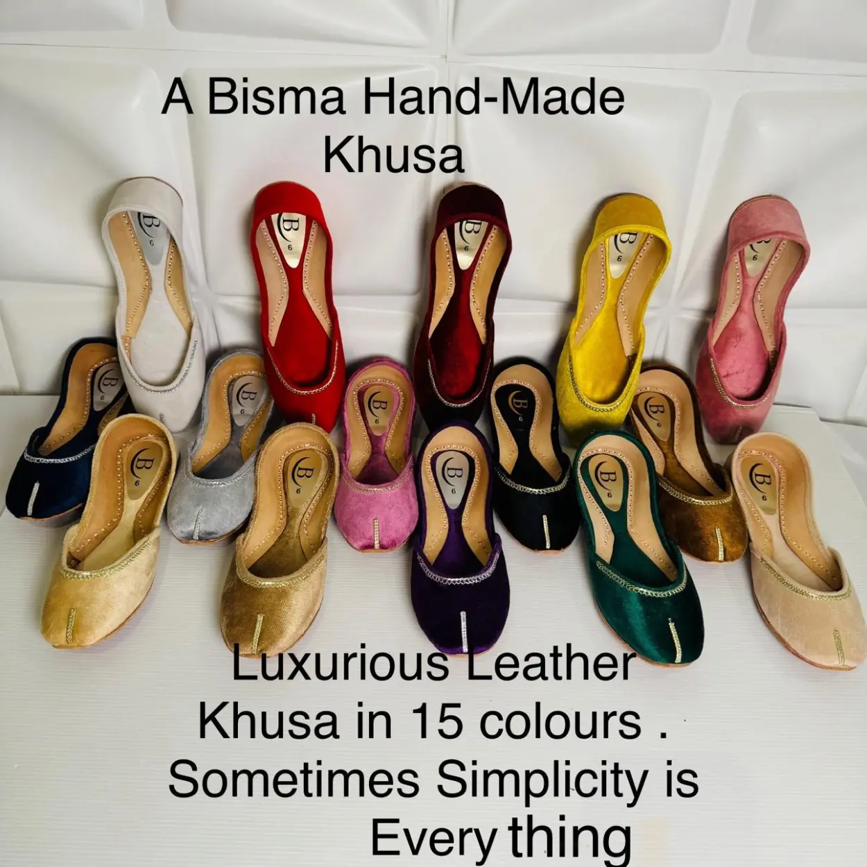 Bisma Luxury Handmade Khussa Mojri Indian Punjabi Jutti, Wedding Party Style Resham (B33)