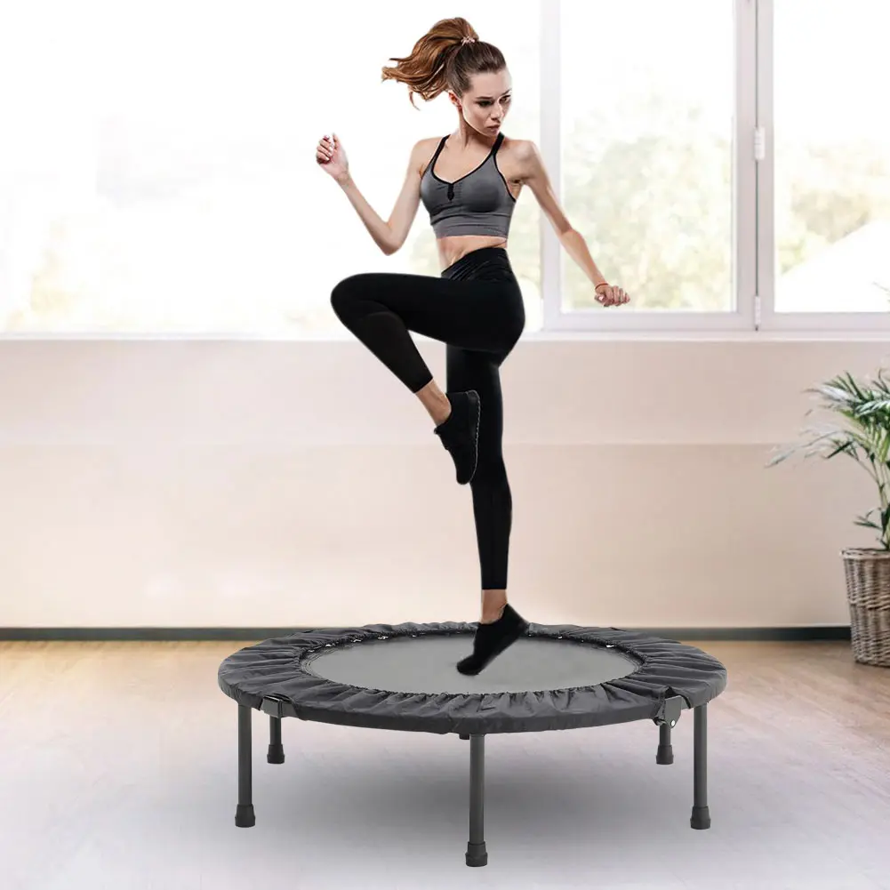 Livingandhome 38in Indoor Foldable Trampoline