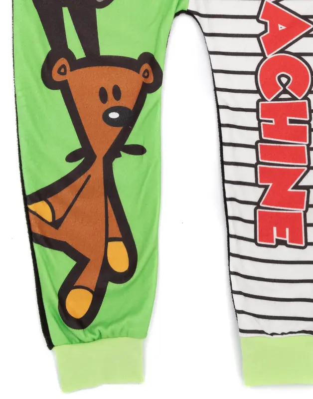 Vanilla Underground x Mr Bean Boys Green Mr Bean, Teddy Onesie 5