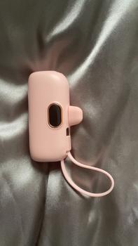 Product Review of Portable Power Bank, 1pc 5000mAh Mobile Power Bank, USB Rechargeable Hand Warmer, Small Portable Charger for iPhone 15/15 Plus/15 Pro/15 Pro Max, AirPods from s**x 2