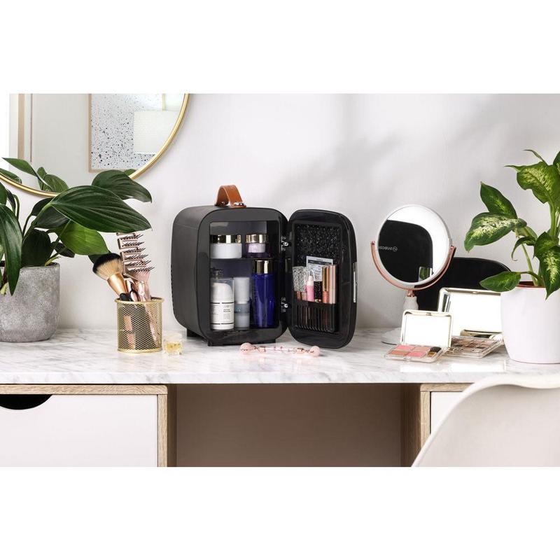 Subcold Pro4 Luxury Mini Fridge Cooler | 4 Litre / 6 Cans | AC and Exclusive USB Power Option | Portable Small Fridge for the Office, Bedroom, Car, Travel, Skincare & Cosmetics (Pink) 7