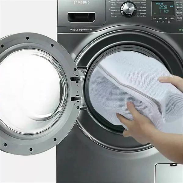2x Laundry Bags Shoes Washing Bag for Washing Machine Sneaker Mesh Wash Cleaning Set 1