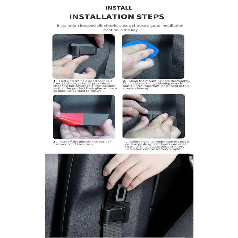 Car Seat Belt Fixed Sticker For BMW E30 E34 E36 E39 E46 E53 E60 E90 E83 F10 F20 F21 F30 F35 M3 M5 X1 X3 X4 X5 X6 X7 6