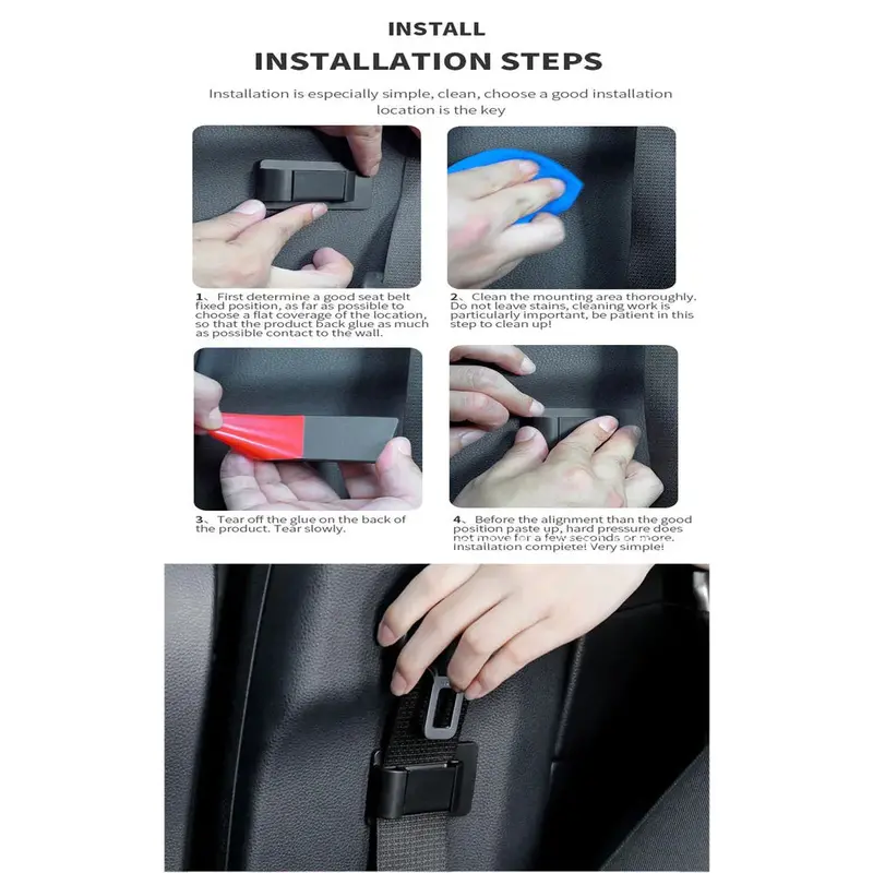 Car Seat Belt Fixed Sticker For BMW E30 E34 E36 E39 E46 E53 E60 E90 E83 F10 F20 F21 F30 F35 M3 M5 X1 X3 X4 X5 X6 X7 6