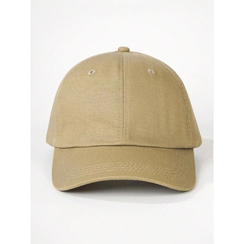 [UU] 1pc Soft Crown Blank Adjustable Baseball Cap, Outdoor Sun Protection Casual Hat, Suitable For Spring/Autumn Travel, Beach Vacation, Unisex 1