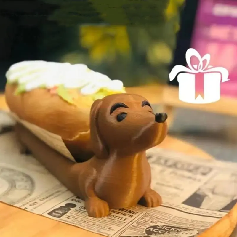 Funny Hot Dogs Sushi Serving Tray Cute Dachshund Sandwiches Dinnerplate Dachshund Dinner Plate Home Desktop Decor Lovely Gifts 4