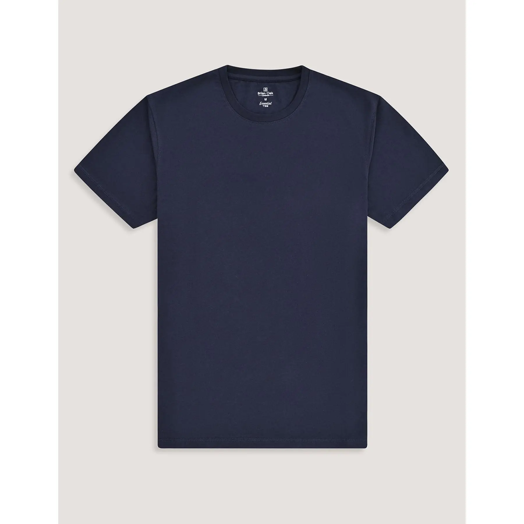 Navy Plain Cotton T-Shirt