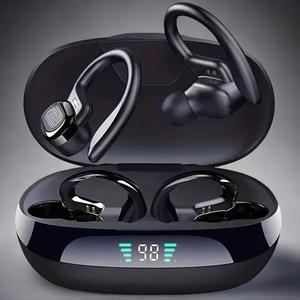 Wireless Earphone, In-ear Design Earbuds with Digital Display Charging Case, 9D Hifi Stereo Sound Audio Headphone, Bluetooth-compatible Fitness Earbuds, Waterproof Headset, True Wireless Earbuds
