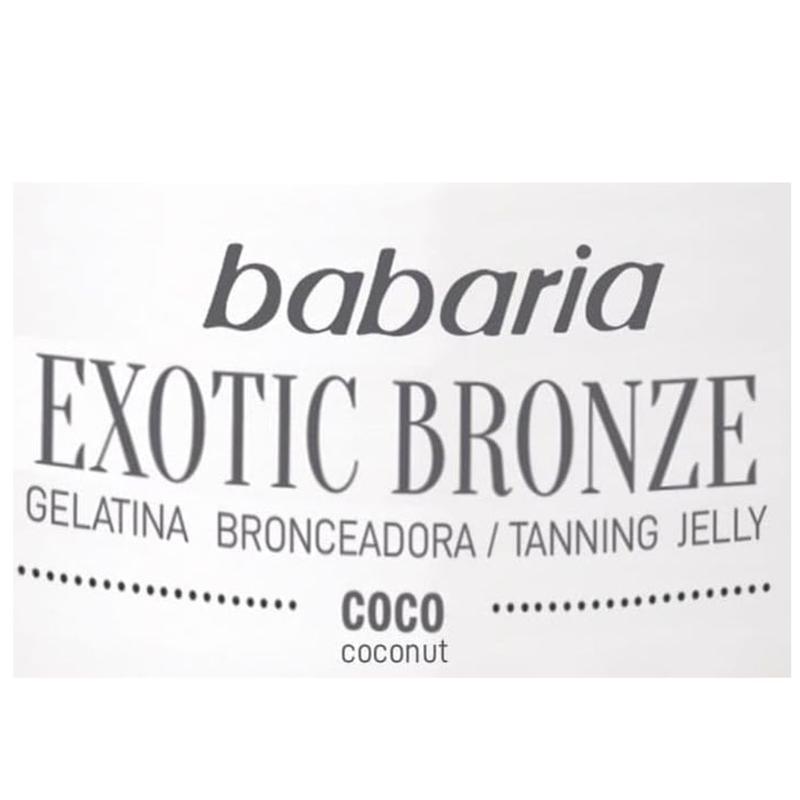 Babaria Coconut Tanning Accelerator Gel SPF0-75ml 2