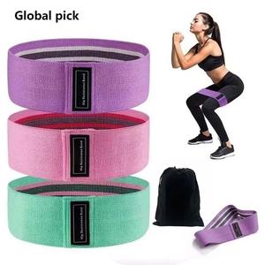 Sports Exercise Resistance Loop Band Set, 3 Counts Elastic Squat Resistance Band, Yoga Stretch Strap, Gym Exercise Equipment For Home Workout