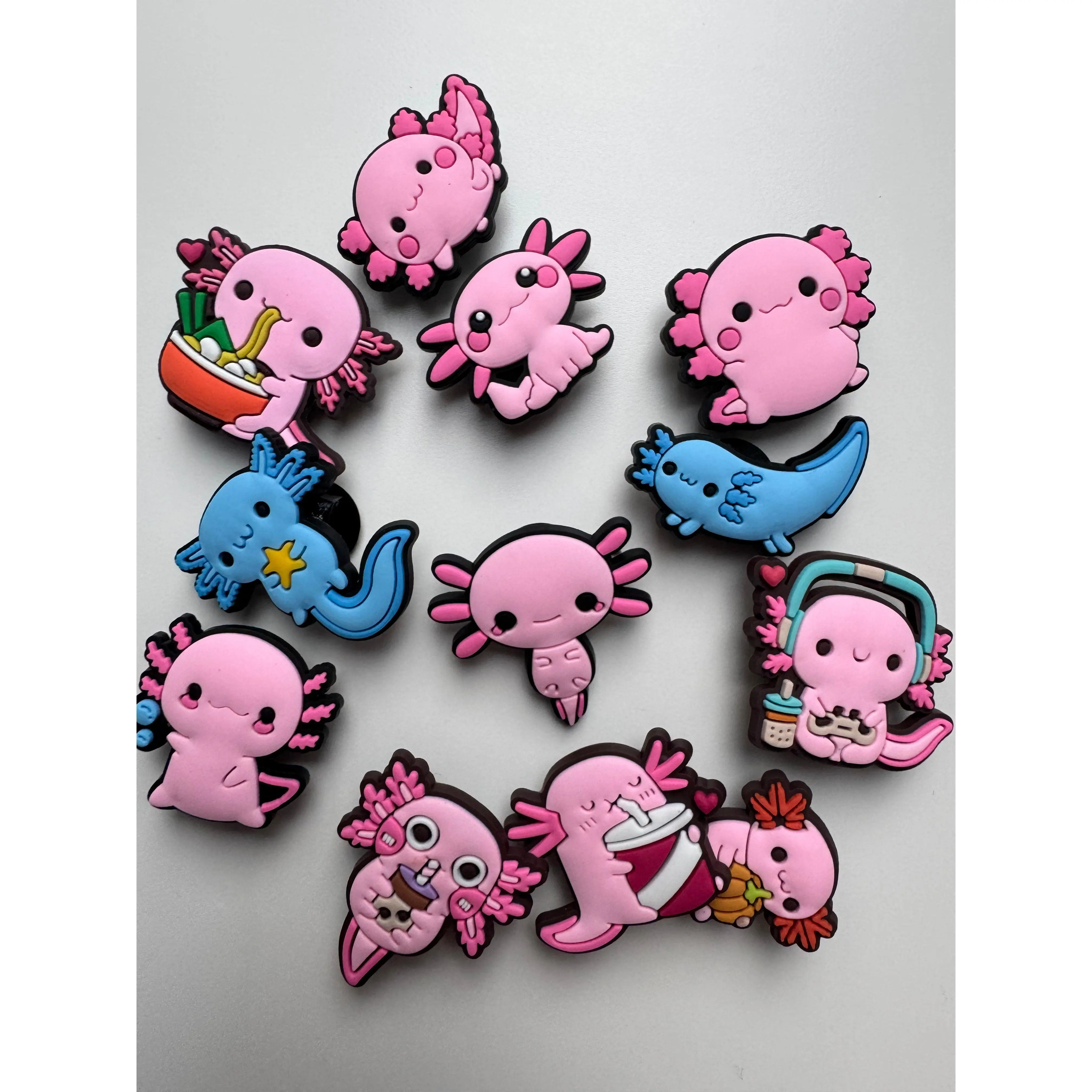 Axolotl Shoe Charms