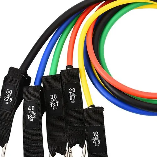 Resistance Bands Set, 11pcs/set Resistance Bands for Working Out Exercise Bands with Door Anchor, Fitness Accessories, Gymtok, Gym Accessories, Valentine's Day Gift, Men Gifts, Gym Accessories 2