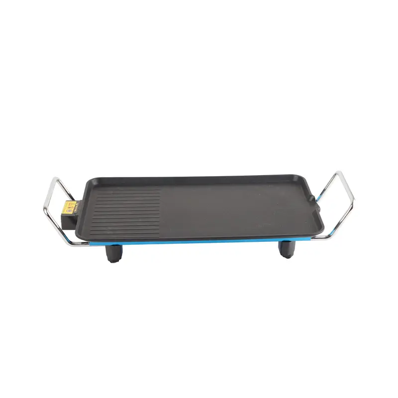 Non Stick Electric Grill Plate Barbecue Skewers Dish Party Buffet Pan Cookware 2