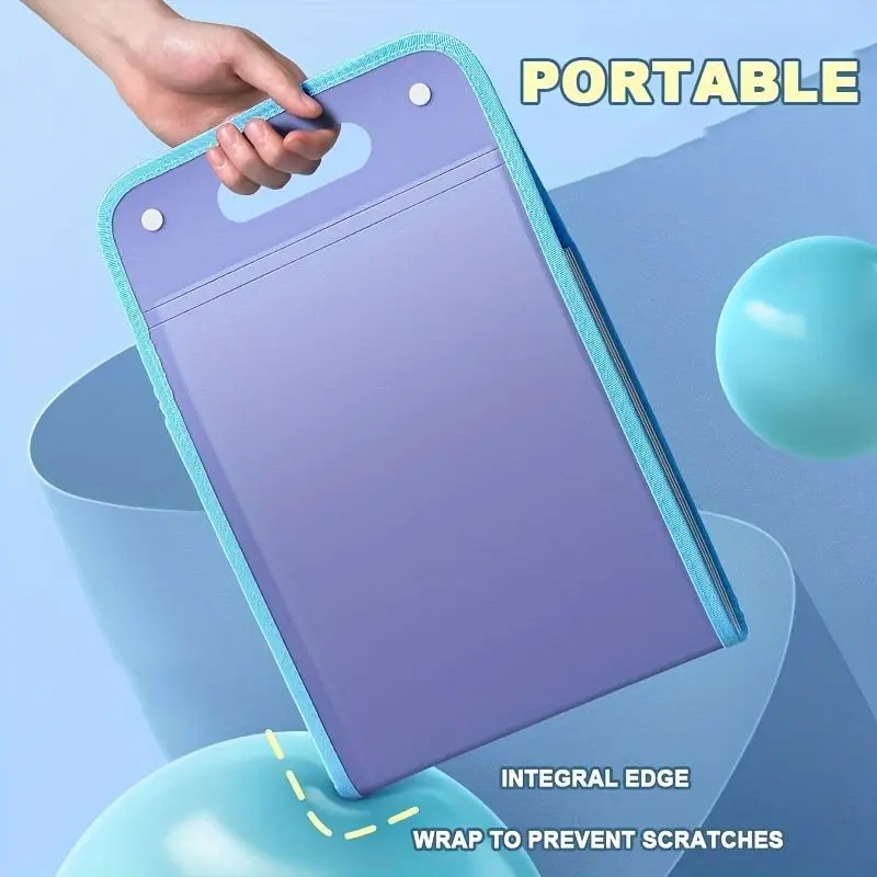 1pc Portable File Storage Bag, Large Capacity 13-Tier Vertical File Bag, Durable PP Material A4 Document Storage Organizer, Expanding File Folder Art Supplies,Large Capacity File Paper Organizer, Home School Office Supplies.back to school 1
