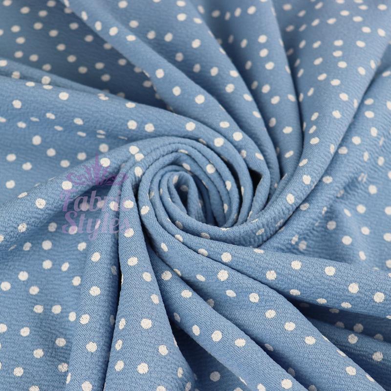 FS589 Polka Dots Liverpool Fabric 5