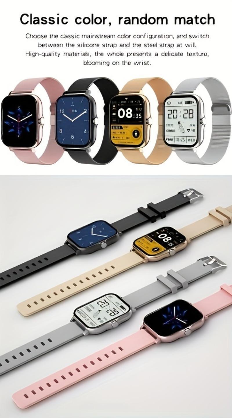 Product Introduction of The New Full Touch High-Definition Men'S And Women'S Sports Smartwatch Features Wireless Dialing, Answering Calls, Motion Tracking, Photography, And Music Control. The Stylish Smartwatch Is Compatible with Android And Iphone, It'S a Gift for Men And Women 11