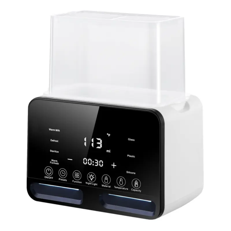 Baby Bottle Warmer Steriliser Fast Milk Warmer with LCD Display and Timer UK 2